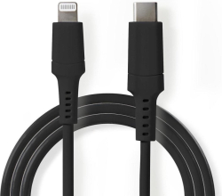 Apple Opletený datový a nabíjecí kabel PD 20W USB-C/Lightning pro iPhone/iPad/iPod/AirPods 1 m černý